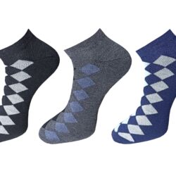 USOXO Men And Women Multicolor Combed Socks | Pack Of 3 | Mens Socks