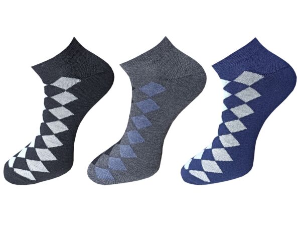 USOXO Men And Women Multicolor Combed Socks | Pack Of 3 | Mens Socks