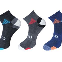 USOXO Men And Women Multicolor Combed Socks | Pack Of 3 | Mens Socks