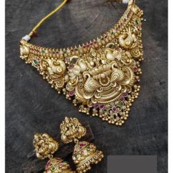 Antique matte necklace set | Jewellery