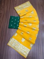 Viscose Saree with Jari