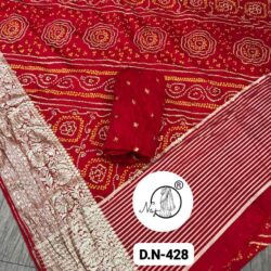 Russian fabric Bandej Saree