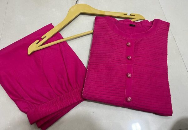 Pink Kurti pant set | Kurti