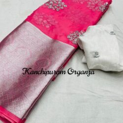 Kanchipuram Pink Saree | Sarees
