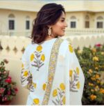 white printed kurti | Kurtis