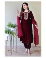 Women Velvet Suit Set