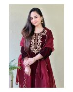 Women Velvet Suit Set