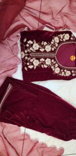 Women Velvet Suit Set