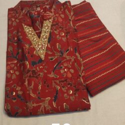 SILK PRINTED KURTI