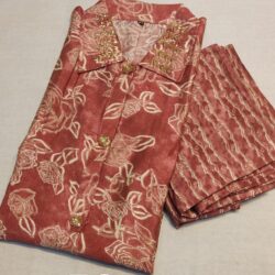 SILK PRINTED KURTI