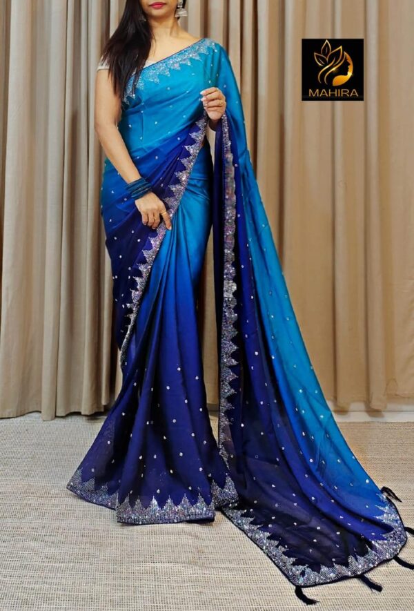 Satin Saree