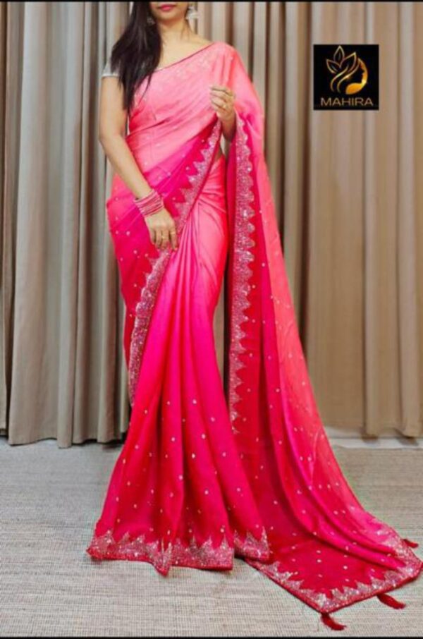 Satin Saree