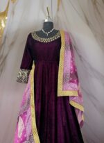 Women Velvet Gown