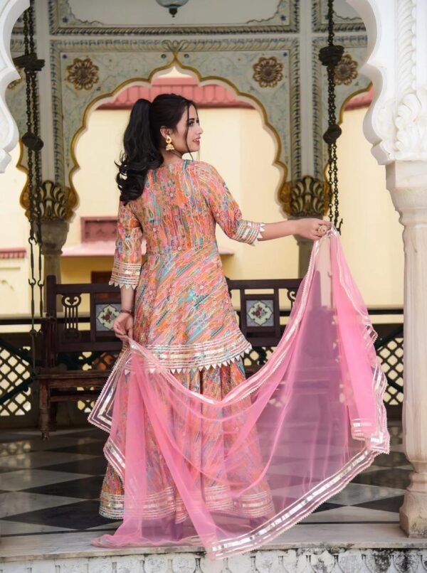 Pink Sharara Set