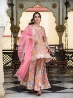 Pink Sharara Set