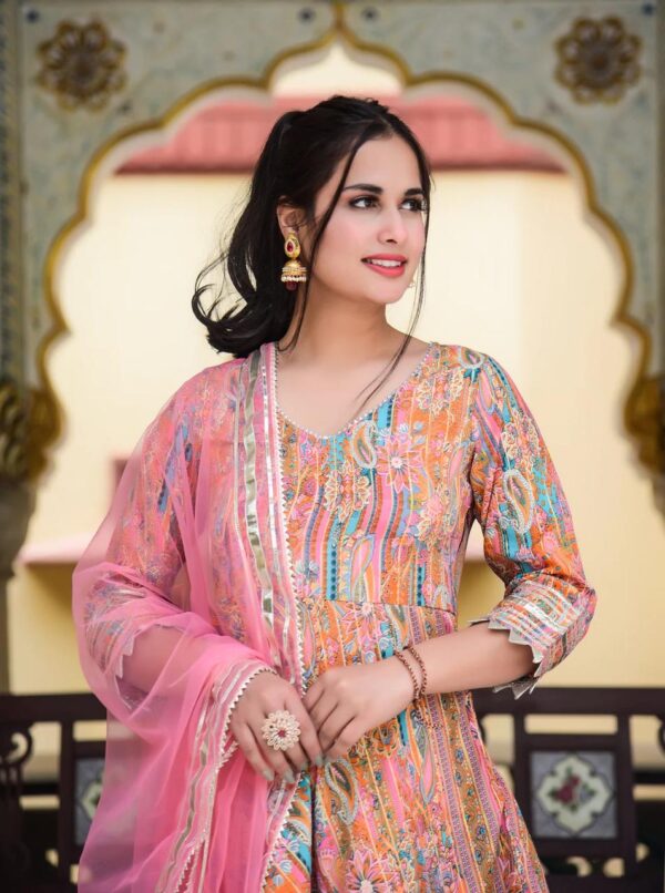 Pink Sharara Set