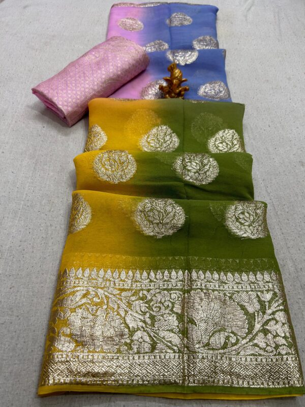 Saree Georgette Zari Saree