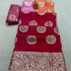 Saree Georgette Zari Saree